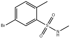 5-broMo-N,2-diMethylbenzenesulfonaMide Struktur