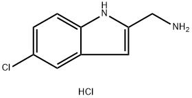 (5-Chloro-1H-indol-2-yl)MethanaMine hydrochloride Struktur