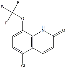 5-chloro-8-(trifluoroMethoxy)quinolin-2(1H)-one Struktur