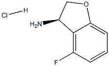 (R)-4-fluoro-2,3-dihydrobenzofuran-3-aMine hydrochloride Struktur