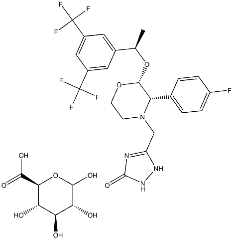 Aprepitant β-Glucuronide Struktur