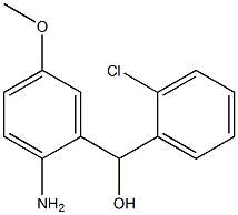 (2-aMino-5-Methoxyphenyl)(2-chlorophenyl)Methanol Struktur