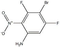 4-BroMo-3,5-difluoro-2-nitro-phenylaMine Struktur