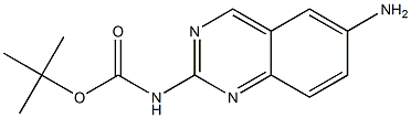 TERT-BUTYL6-AMINOQUINAZOLIN-2-YLCARBAMATE Struktur