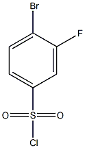 4-BroMo-3-fluorobenzensulfonylchloride Struktur