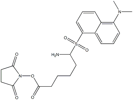 Dansyl-6-aMinocaproic acid N-succiniMidyl ester Struktur