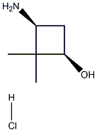 cis-3-AMino-2,2-diMethylcyclobutanol hydrochloride Struktur