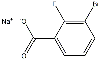 sodiuM 3-broMo-2-fluorobenzoate Struktur