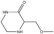 3-(MethoxyMethyl)piperazin-2-one Struktur