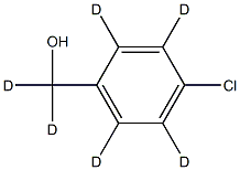 4-Chlorobenzyl Alcohol-d6 Struktur