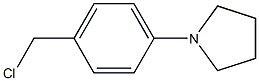 1-[4-(chloromethyl)phenyl]pyrrolidine Struktur