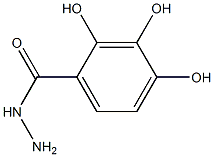 Trihydroxybenzyl hydrazide Struktur