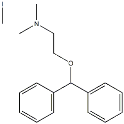 Diphenhydramine methiodide Struktur