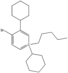 4-(4-pentyl-dicyclohexyl)broMobenzene Struktur