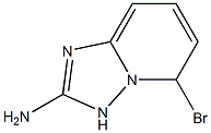 5-broMo-3,5-dihydro-[1,2,4]triazolo[1,5-a]pyridin-2-aMine Struktur