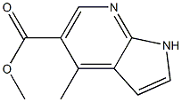 Methyl 4-Methyl-1H-pyrrolo[2,3-b]pyridine-5-carboxylate Struktur