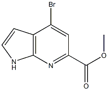 4-BroMo-7-azaindole-6-carboxylic acid Methyl ester Struktur