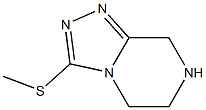 3-(Methylthio)-5,6,7,8-tetrahydro-[1,2,4]triazolo[4,3-a]pyrazine Struktur