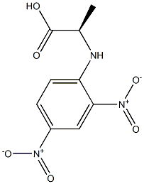 N-DNP-D-Alanine Struktur