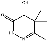 4-hydroxy-5,5,6-triMethyl-4,5-dihydropyridazin-3(2H)-one Struktur