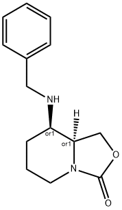 cis-8-(BenzylaMino)hexahydro-oxazolo[3,4-a]pyridin-3-one Structure