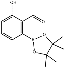 2-hydroxy-6-(4,4,5,5-tetraMethyl-1,3,2-dioxaborolan-2-yl)benzaldehyde Struktur