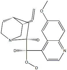 Quinidine-methoxy-D3 Struktur