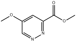 Methyl 5-Methoxypyridazine-3-carboxylate Struktur