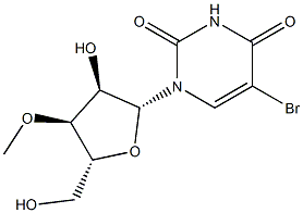 5-BroMo-3'-O-Methyl uridine Struktur