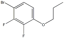 1-Propoxy-4-broMo-2,3-difluorobenzene Struktur