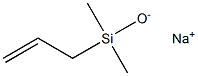 SODIUM ALLYLDIMETHYLSILANOLATE, 2M in tetrahydrofuran Struktur