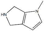 1-Methyl-1,4,5,6-tetrahydropyrrolo[3,4-b]pyrrole Struktur