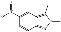 2,3-DiMethyl-5-nitro-2H-indazole Struktur