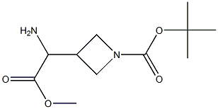 TERT-BUTYL 3-(1-AMINO-2-METHOXY-2-Oxoethyl)Azetidine-1-Carboxylate Struktur