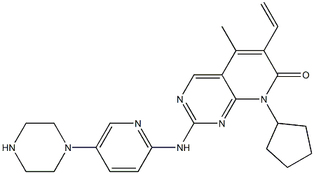 8-cyclopentyl-5-Methyl-2-((5-(piperazin-1-yl)pyridin-2-yl)aMino)-6-vinylpyrido[2,3-d]pyriMidin-7(8H)-one