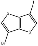 3-BroMo-6-iodothieno[3,2-B]thiophene Struktur