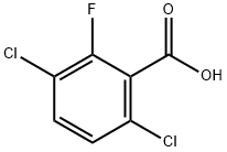 3,6-DICHLORO-2-FLUOROBENZOIC ACID Struktur