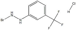 2 - BroMo-5 - (trifluoroMethyl) phenylhydrazine hydrochloride Struktur