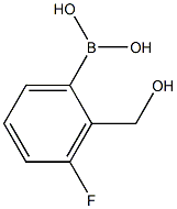 (3-fluoro-2-(hydroxyMethyl)phenyl)boronicacid Struktur