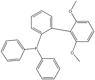 2-(DiphenylphosphiNA)-2',6'-diMethoxybiphenyl Struktur