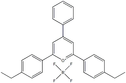 2,6-Bis(4-ethylphenyl)-4-phenylpyryliuM tetrafluoroborate Struktur