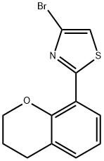 4-broMo-2-(chroMan-8-yl)thiazole Struktur