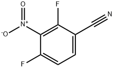 2,4-Difluoro-3-nitrobenzonitrile Struktur