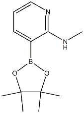 N-METHYL-3-(4,4,5,5-TETRAMETHYL-1,3,2-DIOXABOROLAN-2-YL)PYRIDIN-2-AMINE Struktur