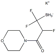 Potassium 3-trifluoroborato-1-morpholinopropan-1-one Struktur