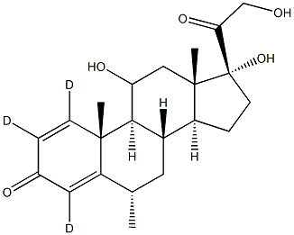 6alpha-Methylprednisolone-D3 Struktur