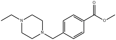 methyl 4-[(4-ethylpiperazin-1-yl)methyl]benzoate Struktur