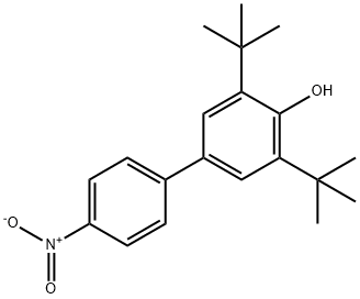 3,5-ditert-butyl-4'-nitro[1,1'-biphenyl]-4-ol Struktur