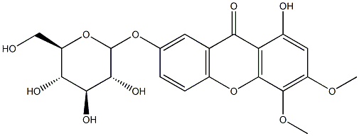 1,7-dihydroxy-3,4-diMethoxylxanthone-7-O-glucoside