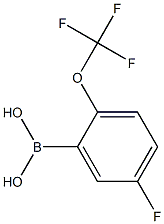 5-Fluoro-2-(trifluoroMethoxy)phenylboronic acid Struktur